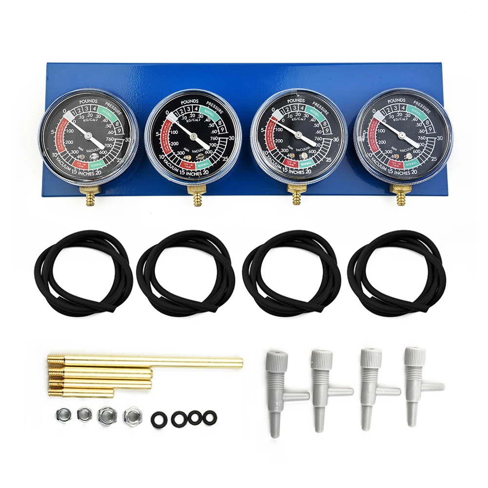 Motorcycle Fuel Vacuum Carburetor Synchronizer Tool Carb Sync Gauge 4