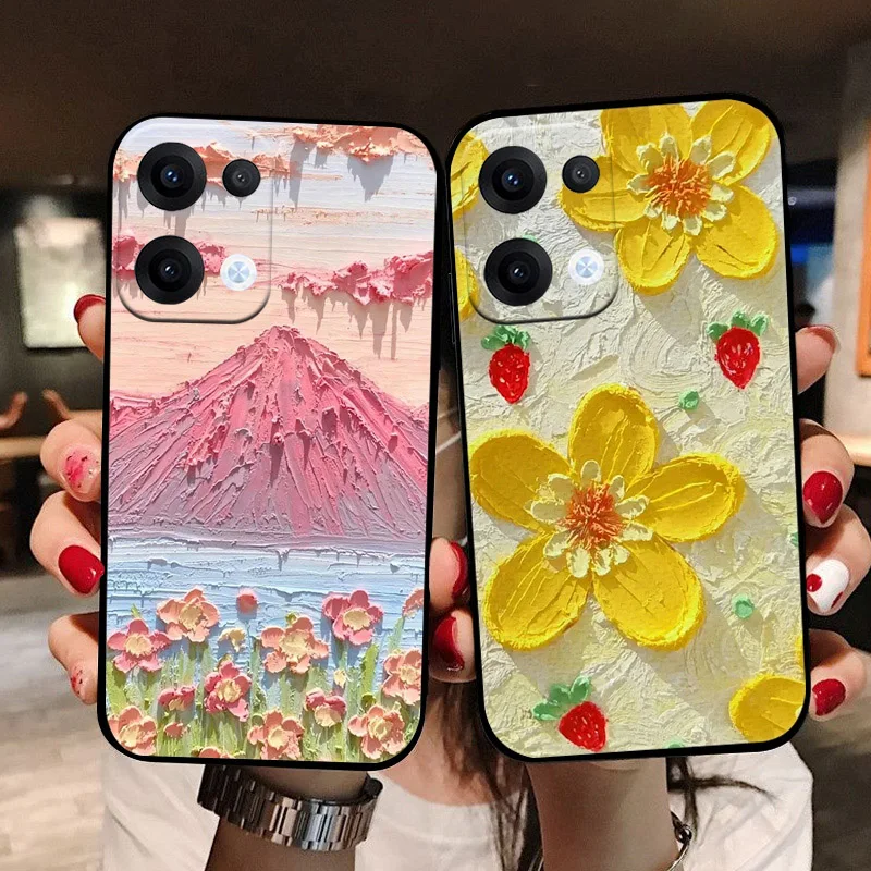Lovely Panda Cartoon Painting Bumper Soft Silicone Phone Case