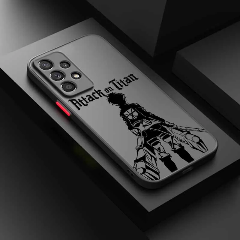 Attack On Titan Frosted Translucent Phone Case