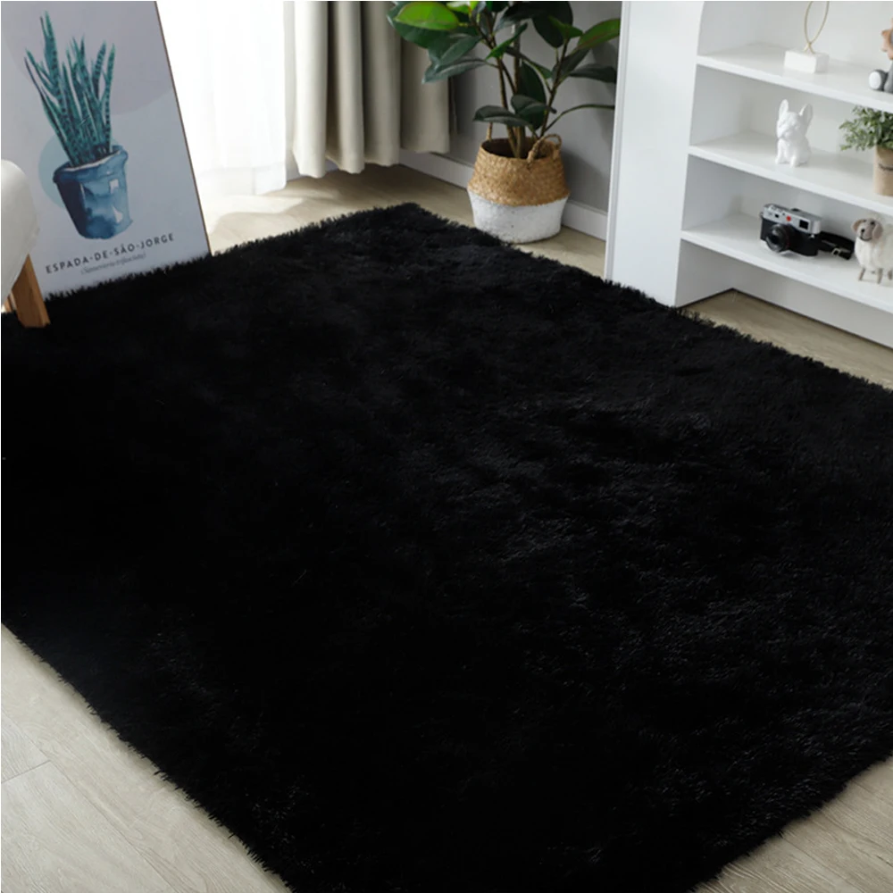 Indoor Decor Soft and Comfortable Plush Living/Bed/Baby/Study Room Carpet Floor Mats For Home Size：140cmx200cm
