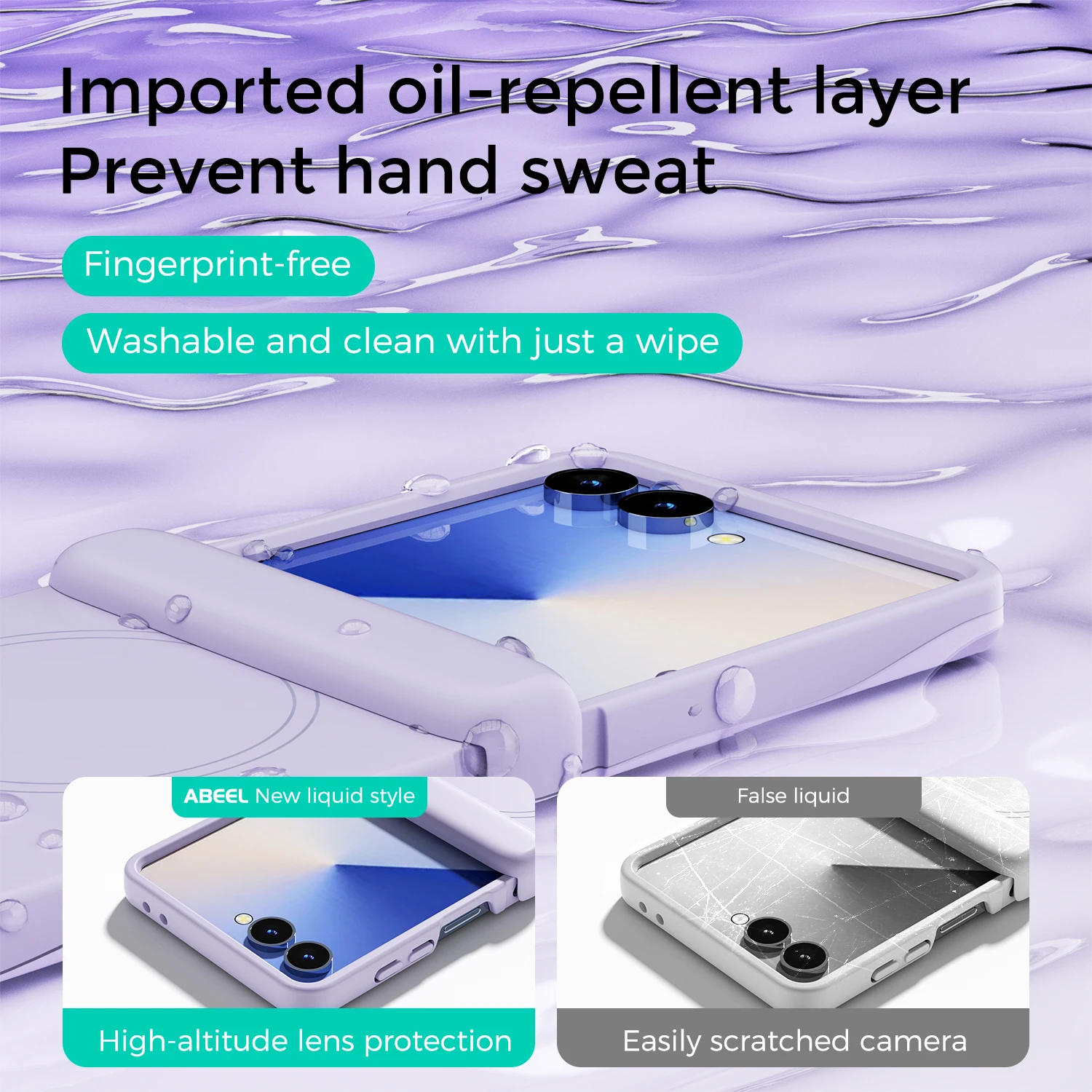 Magsafe Magnetic Wireless Charging Phone Case with Silicone Soft Hinge Protection Cover
