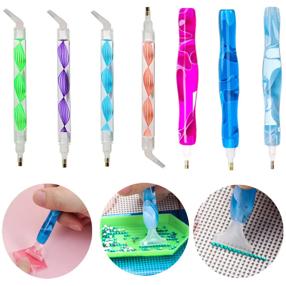 Diamond Painting Pen New Bling It On Embellishment Embroidery Accessory Handemade 12 Colors Round Crystals Hairband Decorations