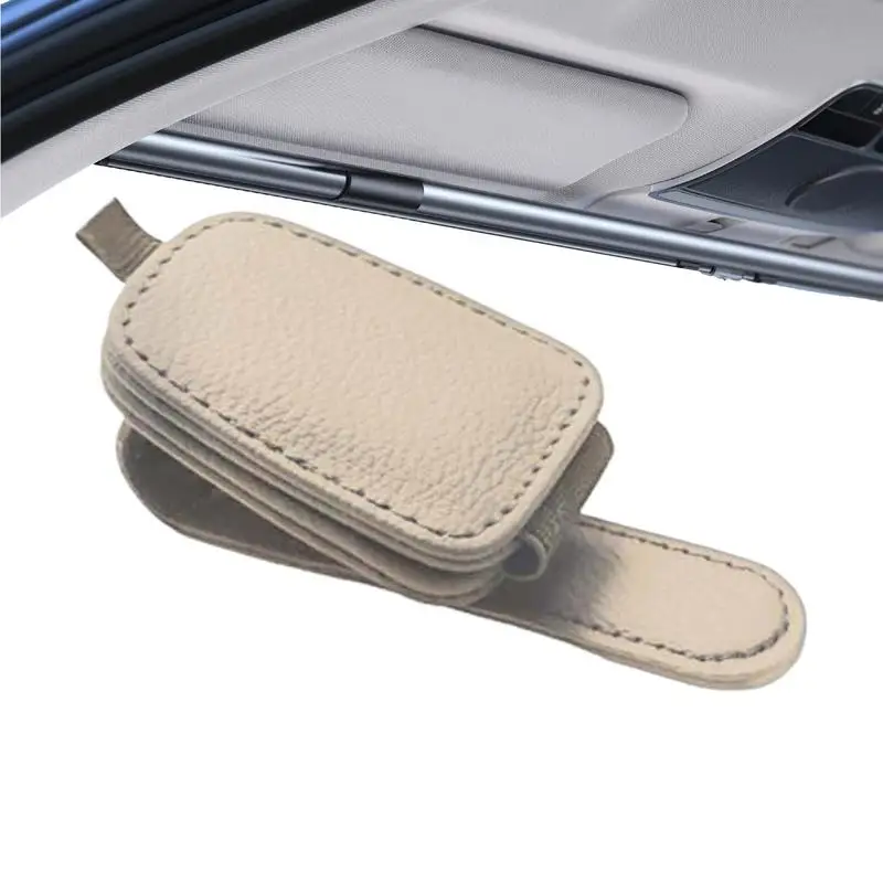 

Car Sunglasses Clip Multifunctional Sunglasses Visor Clip For Car Durable Car Accessories Stable Car Sunglass Holder For Sun
