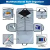 Travel Garment Bag Convertible Overnight Clothing Suitcase Waterproof Duffle Bag For Suit Shirts Dress Shoes Underwear Socks 3