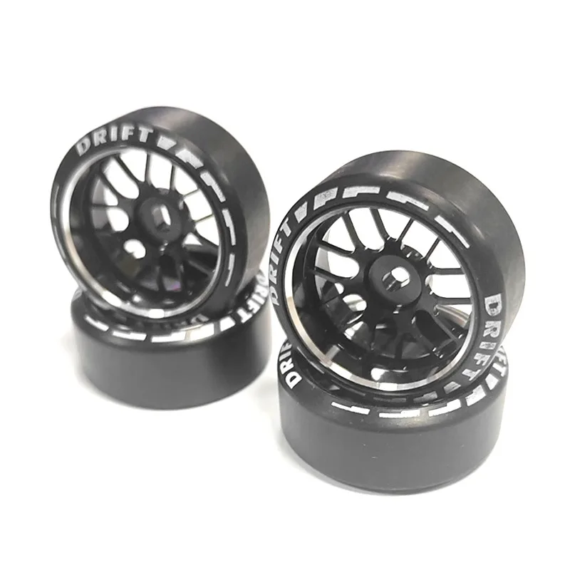 4 teile/satz legierung rc felge + drift reifen für 1/28P929 K989 MINI-Z rallye modell auto verbesserte teil – Detail 3