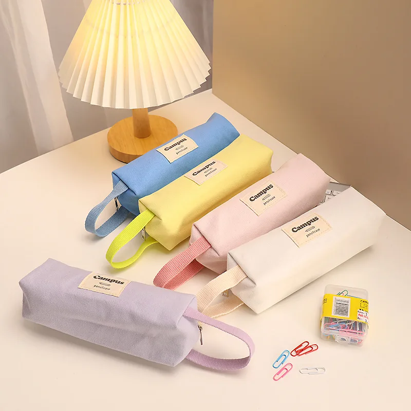 Mini Pencil Case Ins Simplicity Pencil Pouch Small Creative Portable  Stationery Storage Bag Student Supplies Back To School