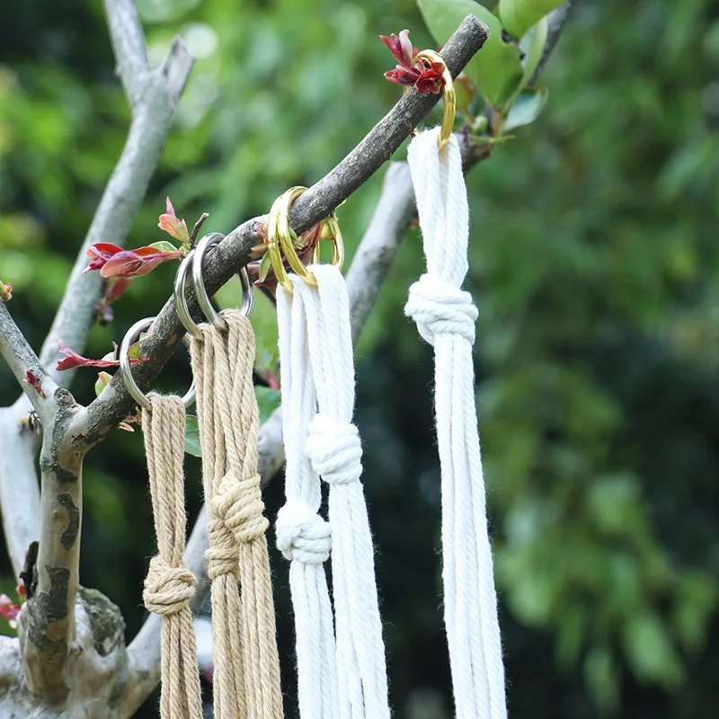 Hanging Plant Handmade Macrame Hanger Flower Pot Planter Hanger Wall Decor Hanging Planter Hanging Basket Home Garden Supplies
