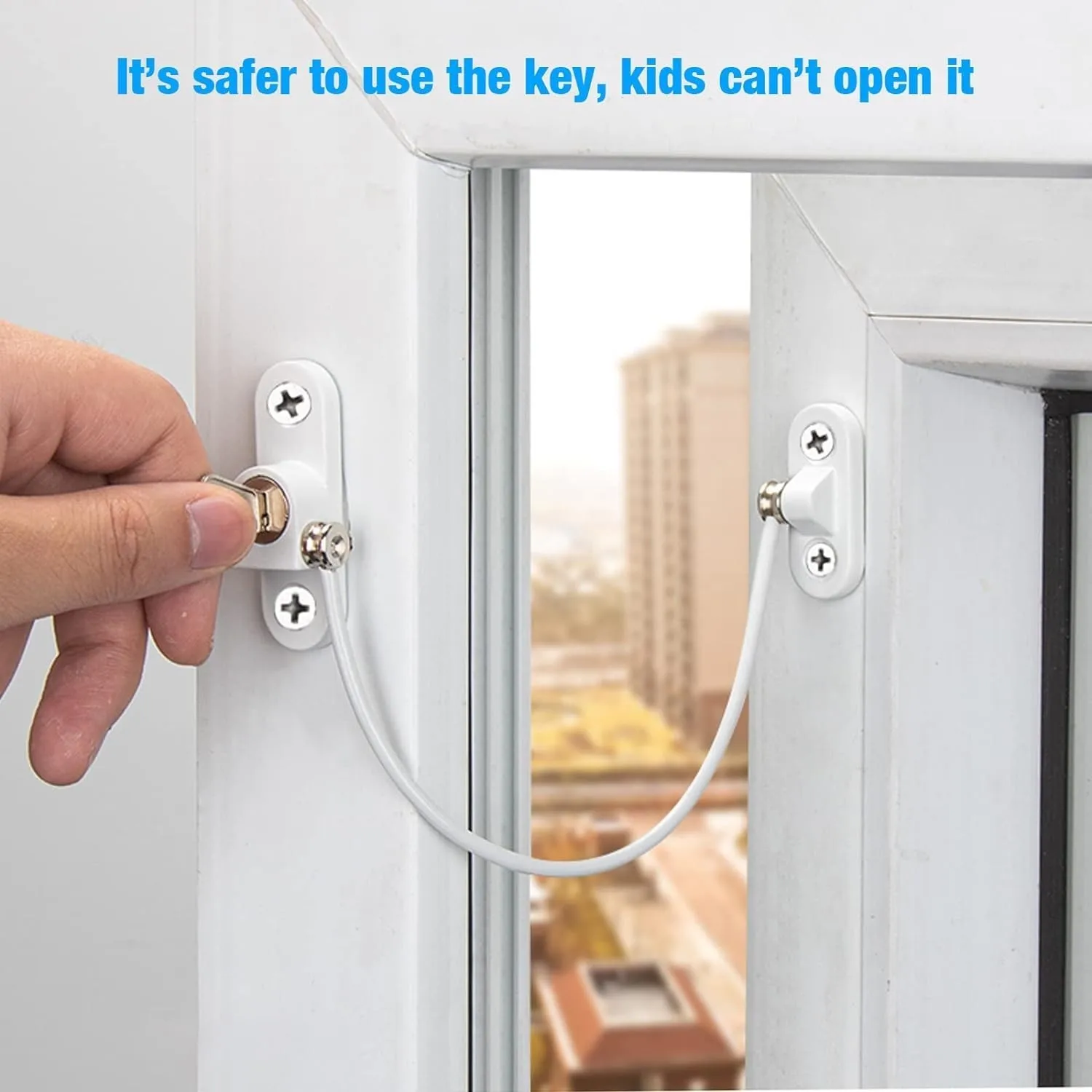 Safety Baby Window Lock children's Lockers Door Lock Children's Protection Limiter For Windows For Children Under One Year: 3 - 5 Days Free Delivery UK