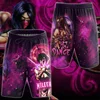 Game Mortal Kombat Graphic Board Shorts Men Summer 3D Printed Hawaiian Beach Shorts Hawaii Surf Short Swim Pants 3