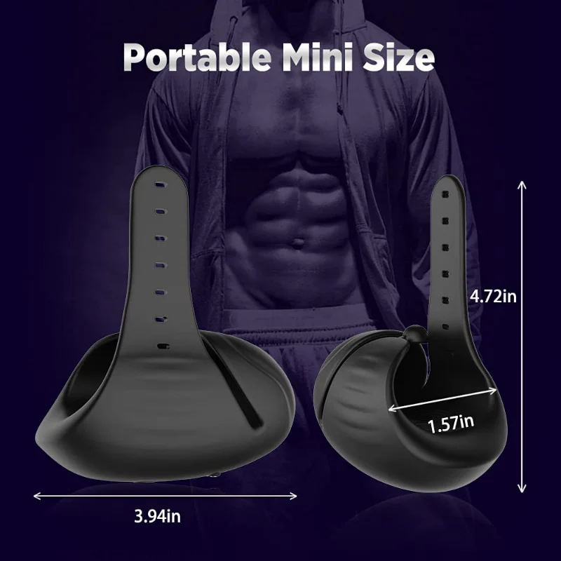 Male sex toys glans vibrator penis exerciser massager adjustable male masturbation cup masturbator delayed ejaculation trainer sex toy for men