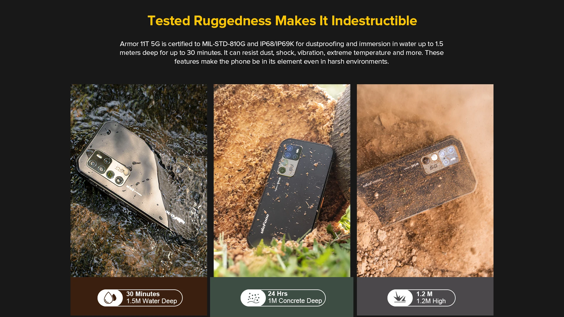 Ulefone Armor 11T 5G Rugged Mobile Phone 6.1" HD+ Thermal Imaging Camera Smartphone Android 11 8GB 256GB Waterproof Smart Phone 31 S636d54a84dfd45eb8dd39ba0c8e32d89e