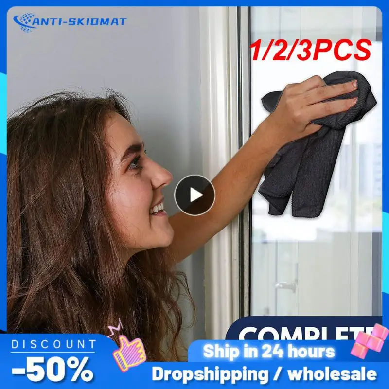 

1/2/3PCS Car Wash High-end Microfiber Towel Car Cleaning Drying Cloth Hemming Car Care Cloth Detailing Wash Towel 30X30 CM