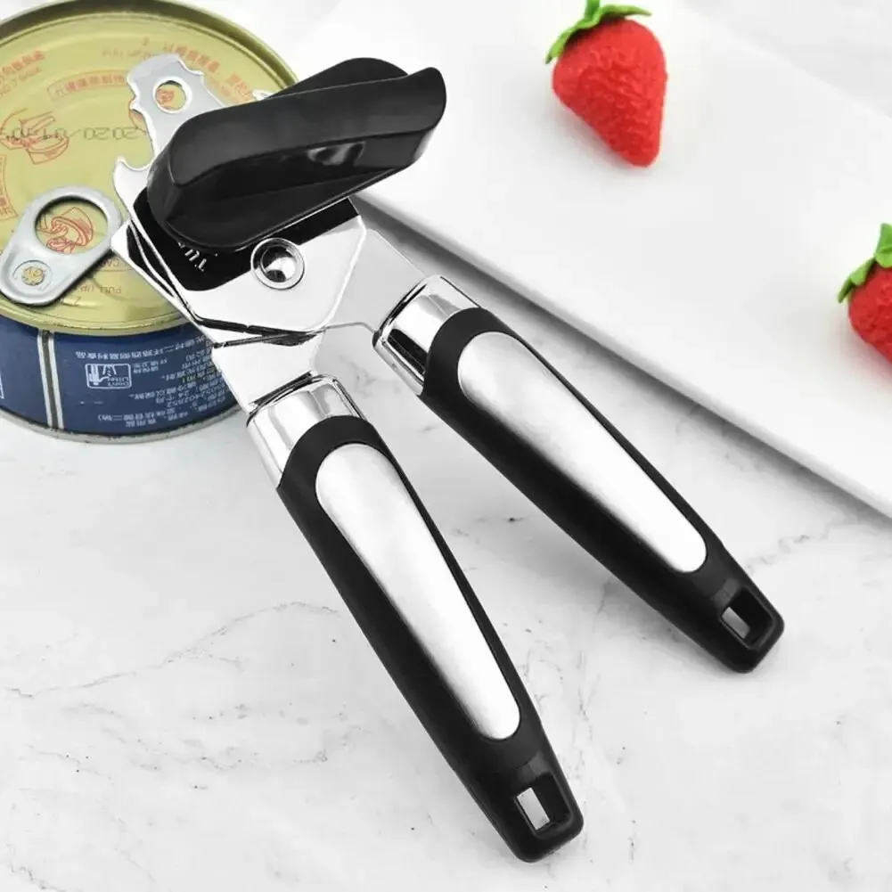 Can Opener Multifunctional Manual Side Cut Can Opener Effortless Beer Bottle Opening Tool Professional Household Kitchen Useful Gadget