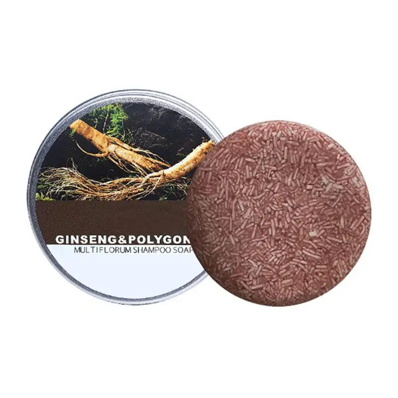 Multiflorum Shampoo Bar Shouwu Natural Hair Darkening Shampoo Bar Deep Cleansing Shampoo For Gray And Dry Damaged Hair бесщелочной шампунь с коллагеном и аргановым маслом la dor damaged protector acid shampoo 150мл