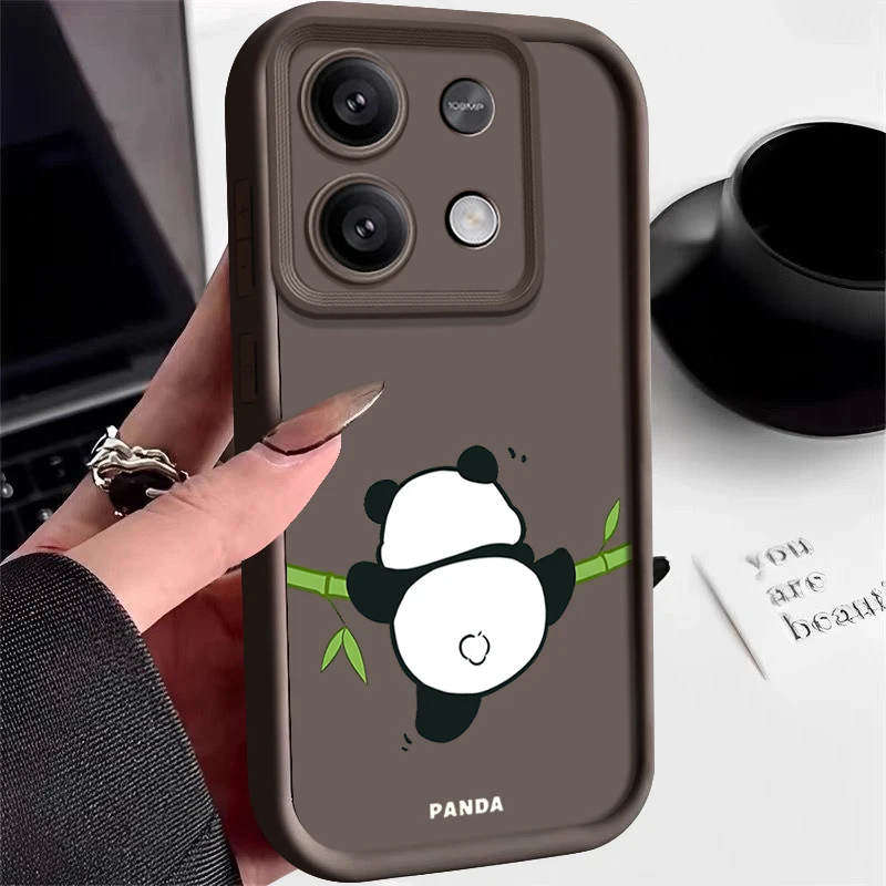Adorable Panda Printed Soft TPU Phone Case