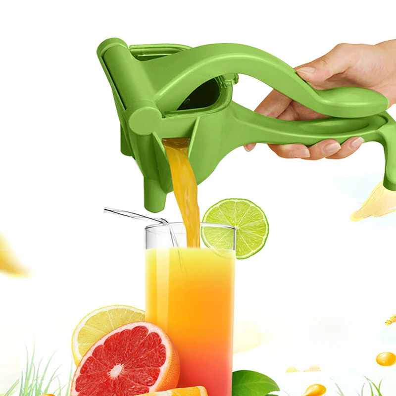 Green Multifunctional Handheld Manual Juicer and Lemon Squeezer