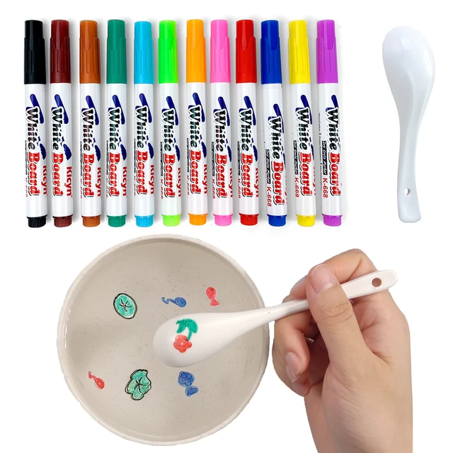 Magical Water Painting Markers  Kids Water Drawing Marker Pen - 8/12  Colors Water - Aliexpress