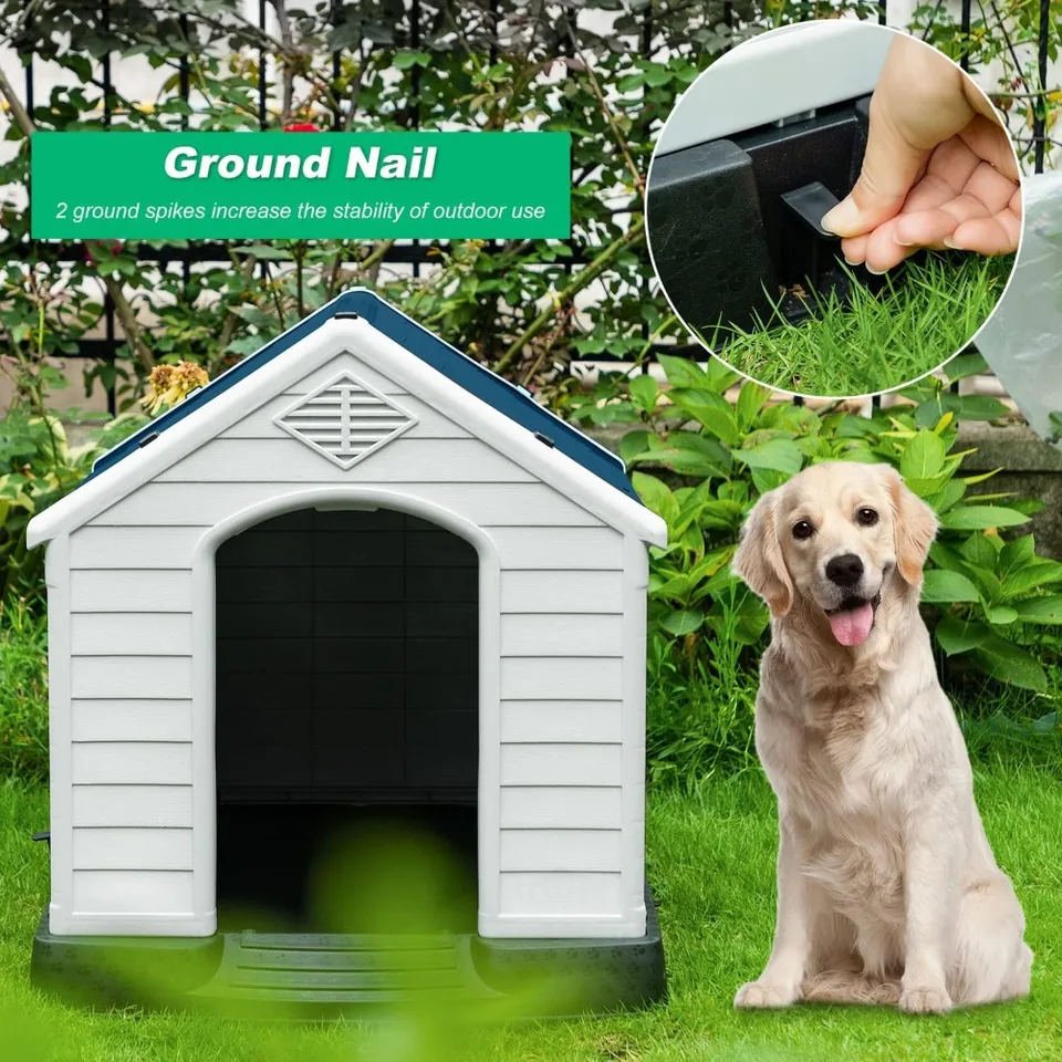 Outdoor Dog House FDW Weatherproof Dog House Indoor/Outdoor