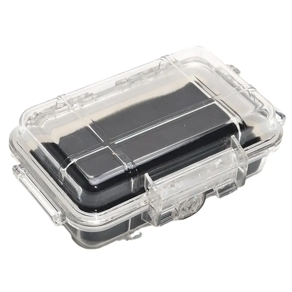 Survival Box Case Waterproof Shockproof Anti Pressure Camping Storage Tool Outdoor Camping Equipment Accessories Transparent