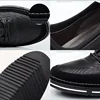 Genuine Leather Men Casual Shoes High Quality Men's Sneakers  Elastic Band Walking Shoes for Men Luxury Formal Office Oxfords 6