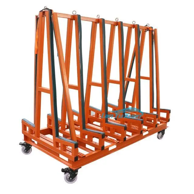 

Best Sales Frame Transport Trolley for Moving Handling Stone Slab and Glass, A Cart