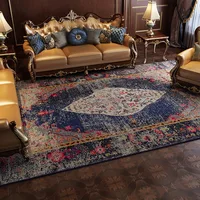 Morocco Vintage Ethnic Persian Style Carpet For Living Room Bedroom Floor Rugs Mat Floral Non-Slip Home Decor American Area Rugs 1