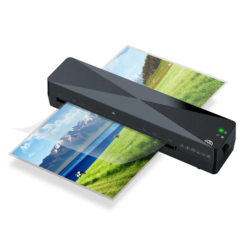 Professional thermal laminating machine for A4 document photo blister packaging plastic film roll laminator