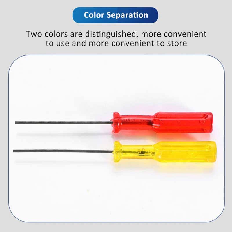 Inner Six Angle Screwdrivers 2pcs for Sewing Tools Industrial Overlock Sewing Machine 1.5/1.6/2 mm Hexagonal Screw Driver sewing screwdriver