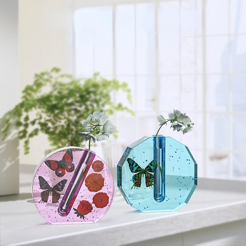 Irregular Test Tube Vase Silicone Mold for Epoxy Resin 3