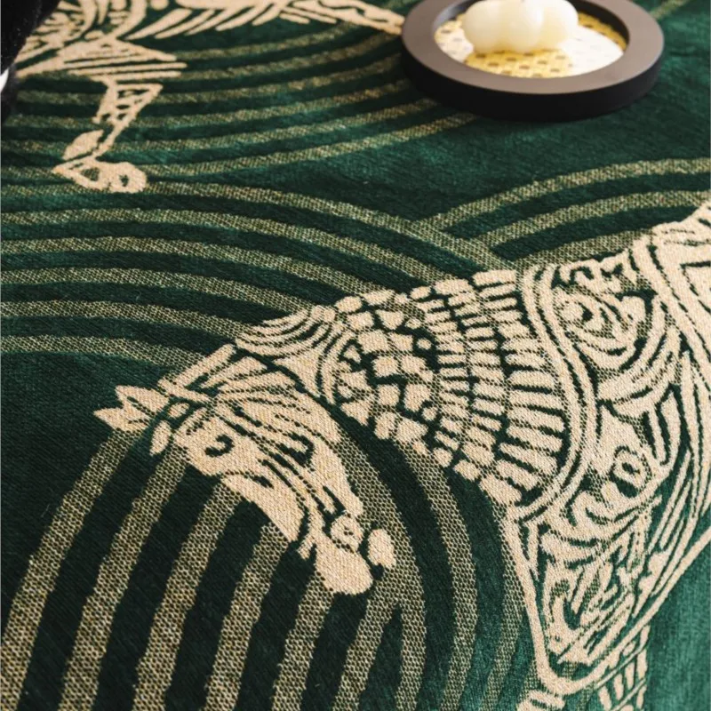 Funda Sofa Home Chenille Horse Print Sofa Mat Throw Blankets All-season Camping Picnic Blanket Cover Sofa Cover 2024 Autumn 5