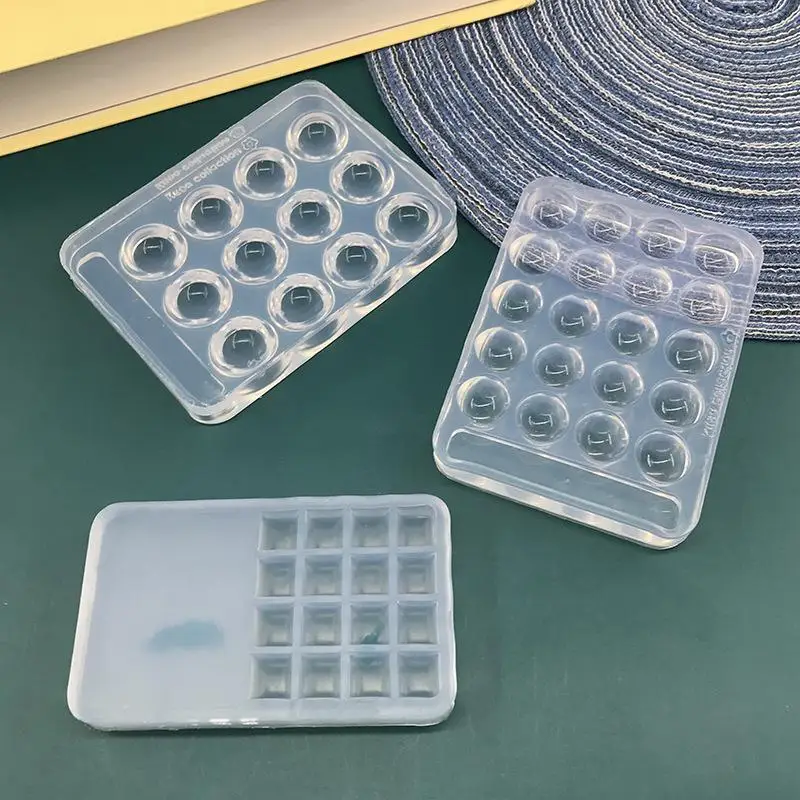 고투명 아트 DIY 일상용 네일 컬러 팔레트 또는 젤 폴리시 팔레트 믹싱 드로잉 페인트 플레이트 패드 매니큐어용