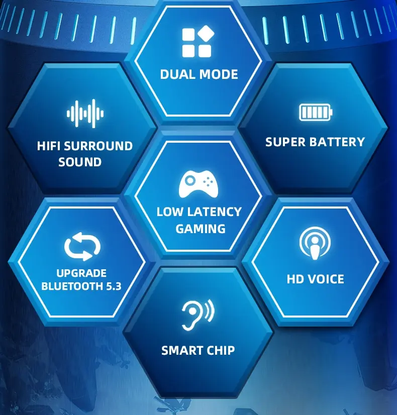 Lenovo gm2 pro bluetooth 5,3 kopfhörer sport headset kabelloses In-Ear-Gaming mit geringer Latenz Dual-Mode-Musik kopfhörer neu