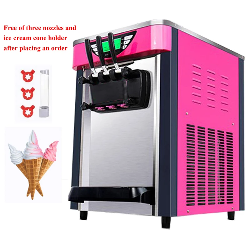 Macchina Per Gelato Soft Desktop Per Ristoranti Gelatiera Distributore Automatico Di Gelato In Acciaio Inossidabile