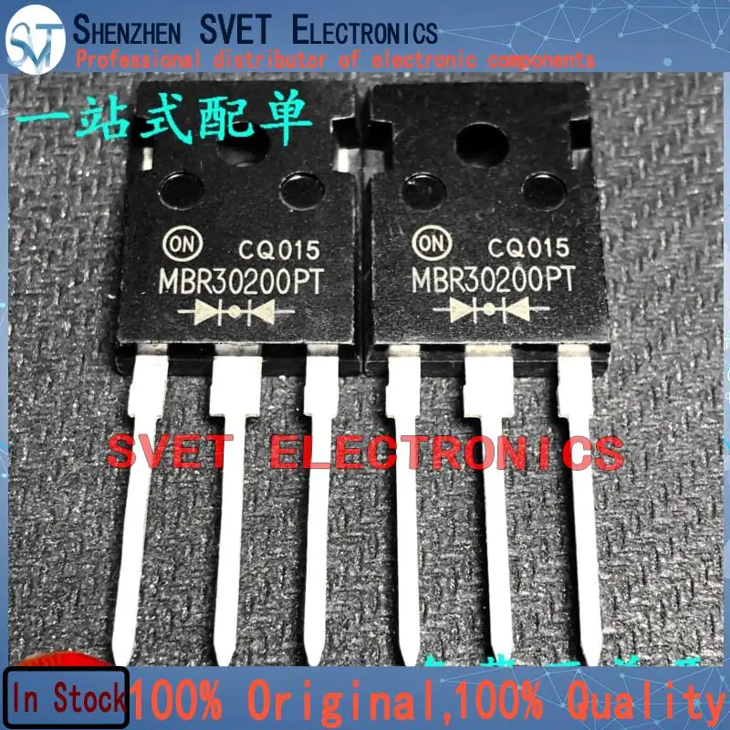 10PCS-50PCS MBR30200PT 30A 200V TO-247 Original In Stock ping