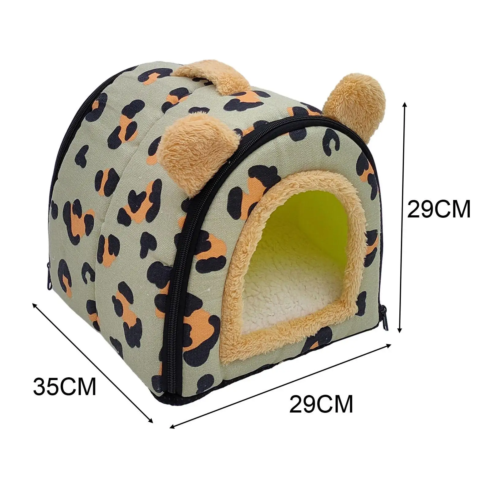 Foldable Pet House Hideaway Suitable for All Seasons Convertible Comfortable Dog Beds Cat Bed with Removable Washable Cushion Foldable Pet House Hideaway Suitable for All Seasons Convertible Comfortable Dog Beds Cat Bed with Removable Washable Cushion