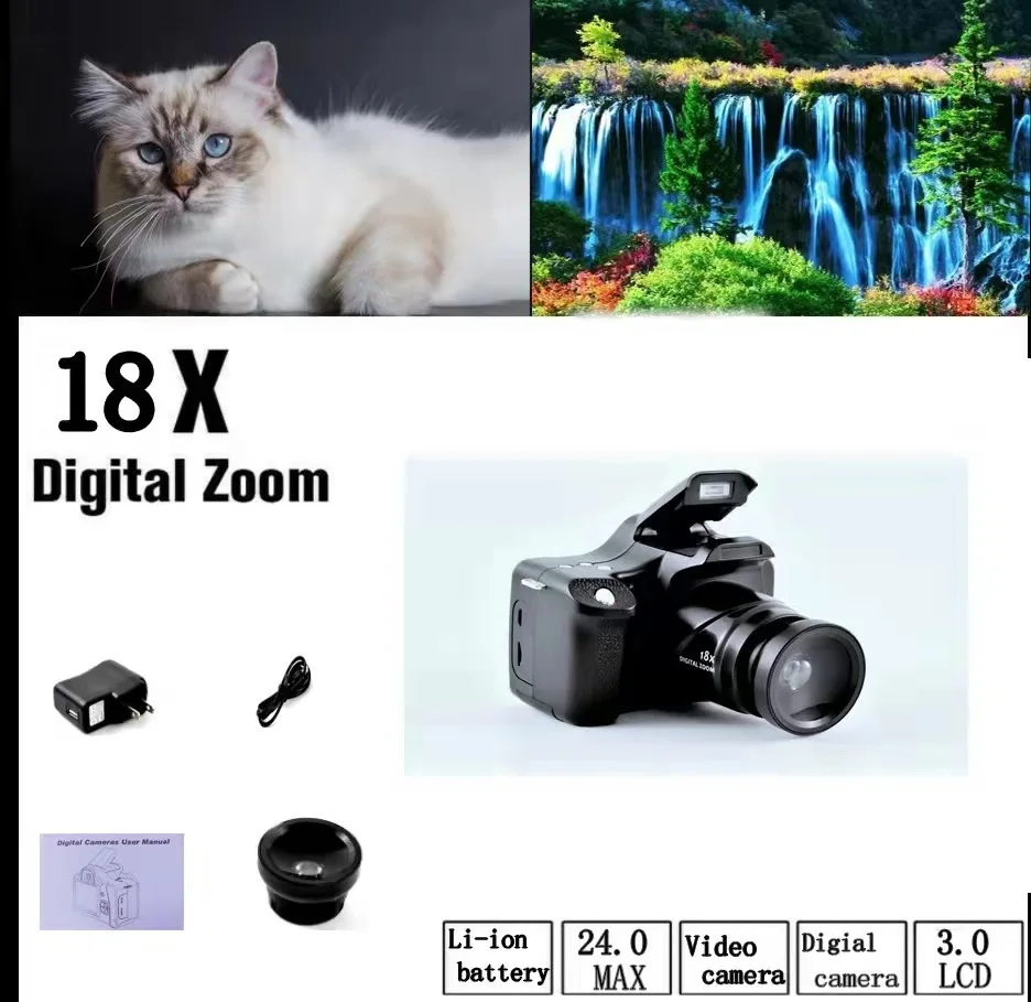 digital instant camera New SLR digital camera HD hot boot PC camera function digital camera wide angle lens best digital camera for beginners Digital Cameras