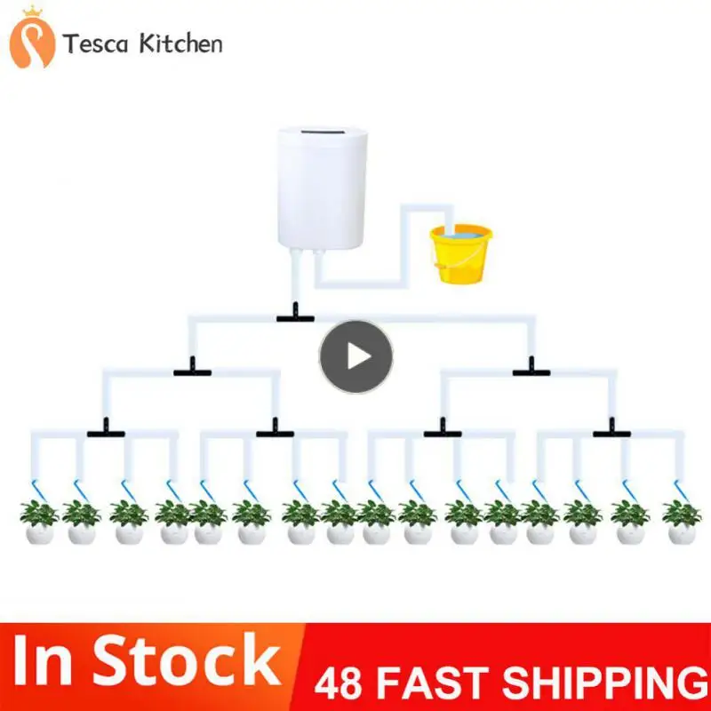 

Automatic Timer Waterers Drip Irrigation 16/12/8/4/2 Pump Self-Watering Kits Indoor Plant Watering Device Plant Garden Gadgets
