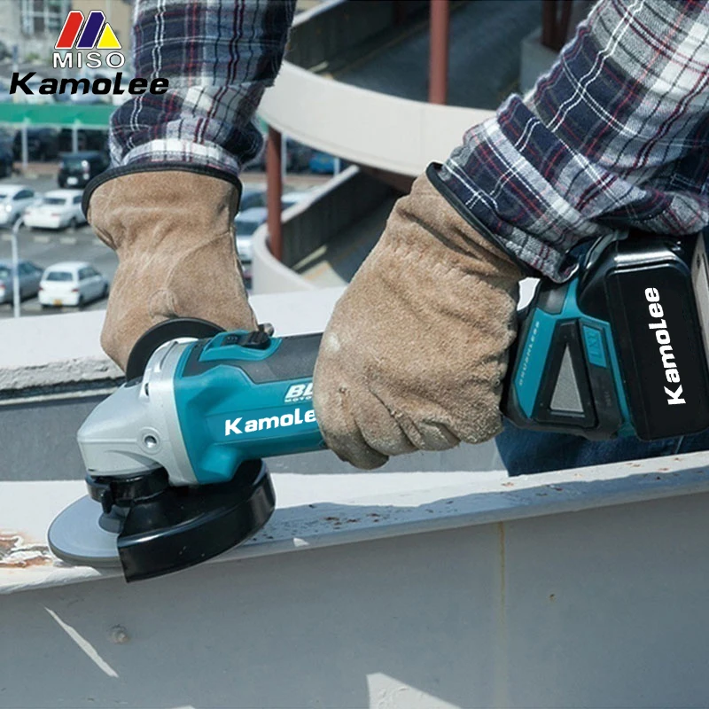 Kamolee 100mm/125mm 4/5 ġ  귯ø  ޱ ׶δ 18500rpm Makita 18V ͸ ȣȯǴ 4 ӵ