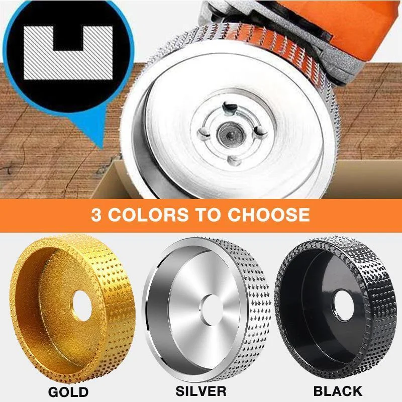 

Angle Grinder Wheel Disc Wood Shaping Wheel Grinding Discs for Angle Grinders 16mm Woodworking Sanding Rotary Abrasive Tool