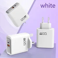 120W GaN USB C QC 3.0 Fast Charger Quick Charging PD Charger EU US UK Wall Power Adapter For iPhone Samsung Xiaomi Huawei iPad﻿﻿ 6