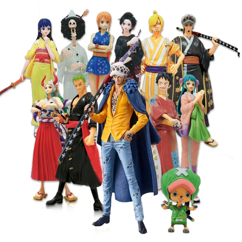 Anime One Piece Figure rufy Sanji Ace Nami Usopp Yamato Law Chopper