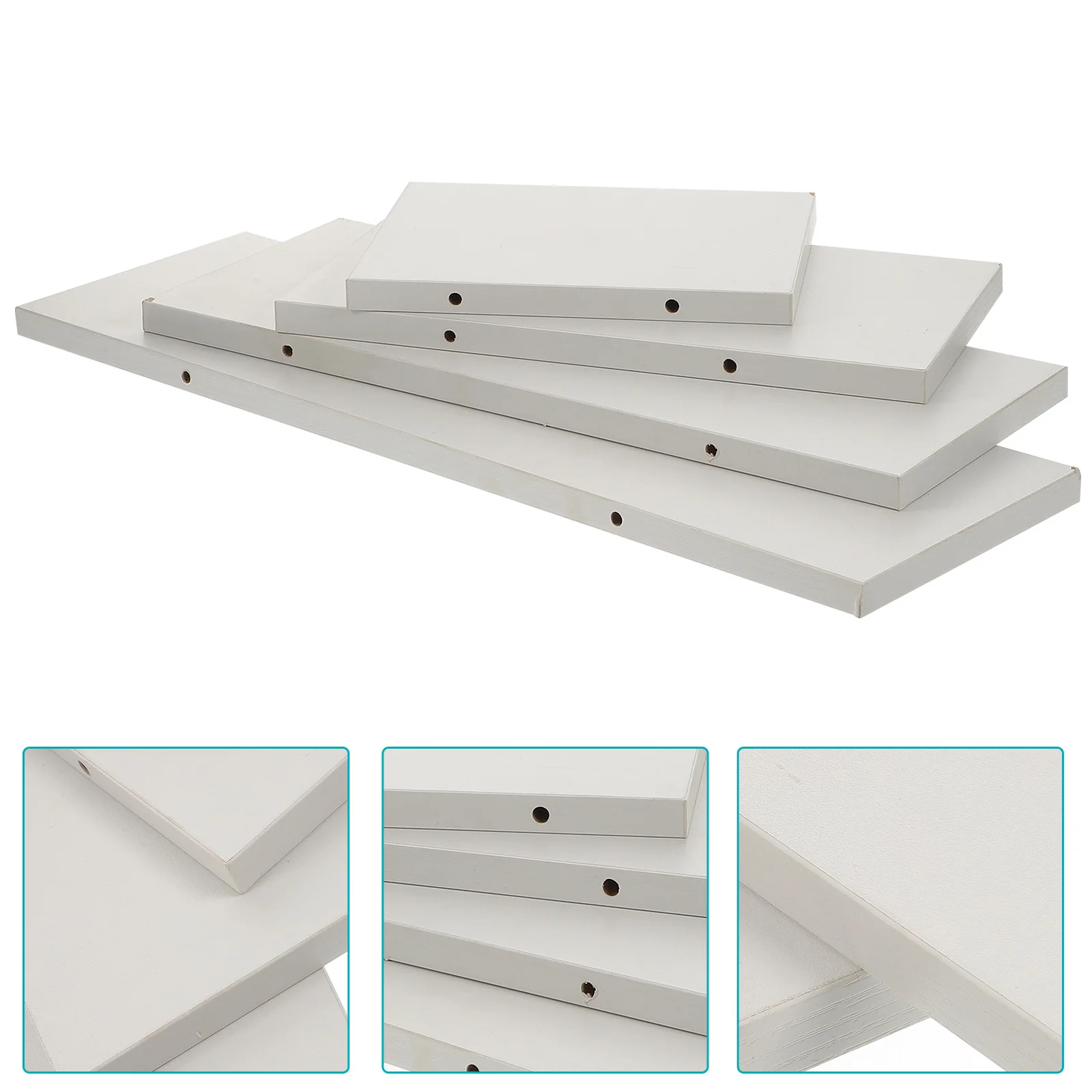 

Wall Bracket Book Sheld Floating Shelf Bathroom Rectangle Bookseat Wood Mounted