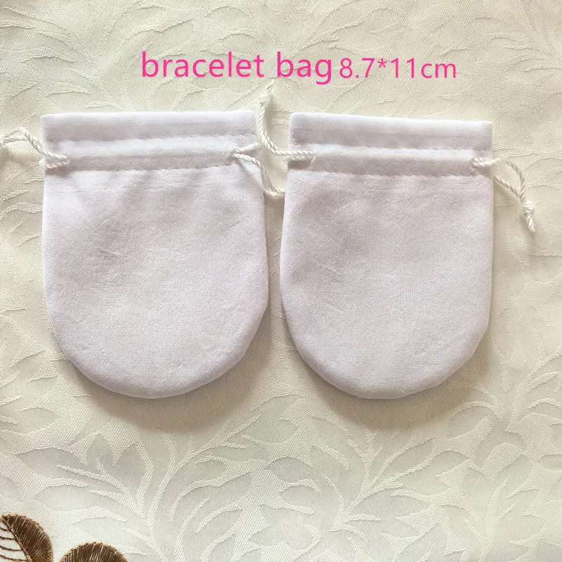 White bracelet bag