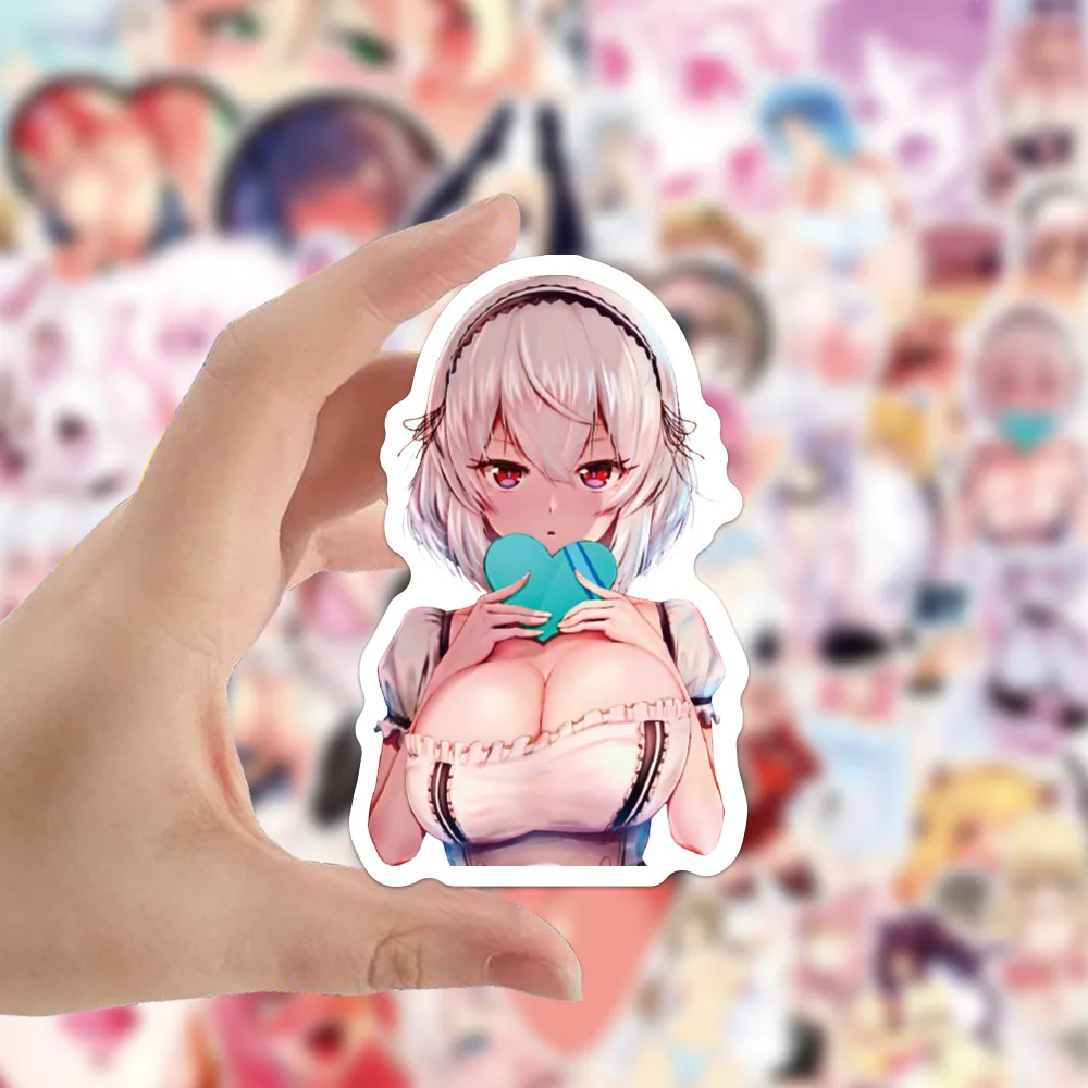 

10/30/50 шт. аниме Hentai сексуальная девушка вайфу наклейки для багажа ноутбук телефон мотоцикл автомобиль стикер водонепроницаемые игрушки для девочек