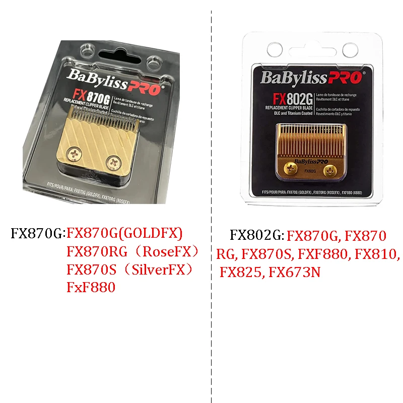 Suitable for BaByliss FX707/FX787/FX726/FX799/FX773/FX870/FX880 Trimmer Hair Clipper Original Replacement Blade Accessories 3