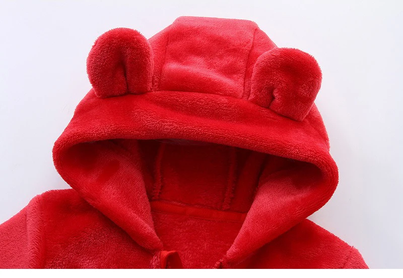 Ircomll Neugeborenen Baby Weihnachten Kleidung Herbst Jungen Mädchen Overall Neugeborenen einteiliges Fleece Säuglingsspielanzug Elch Baby Outfits Kostüm – Detail 5