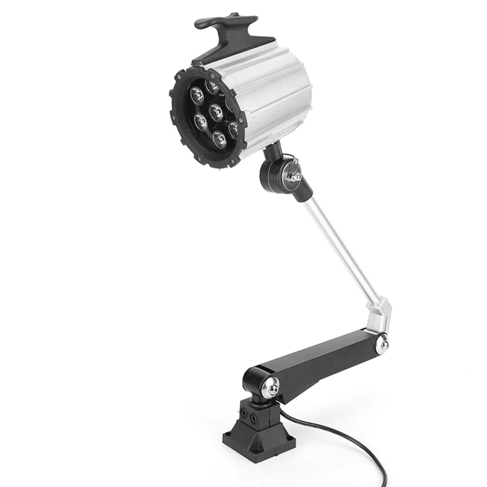 7W LED 롱암 작업등 24V 나사 고정식 LED 기계 작업등 조절 가능한 암 방수 IP67 롱암 작업등
