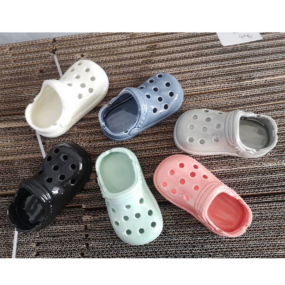 Ceramic Ashtray Anti-fly Ash Cute Crocs Ashtray Office Living Room Home Decoration Ornament Smoking Accessories Retail