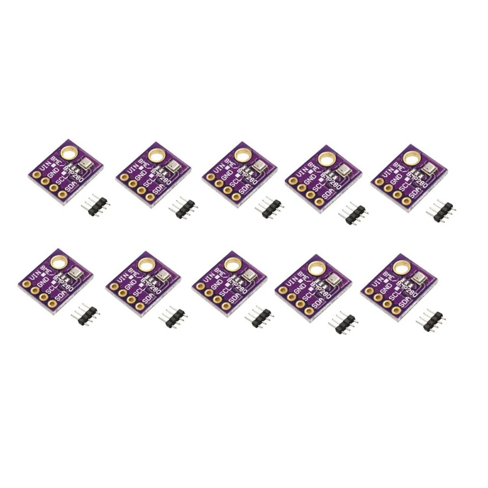 10 шт./лот BME280 совместим с цифровым BMP280 5 в датчиком температуры и влажности плата