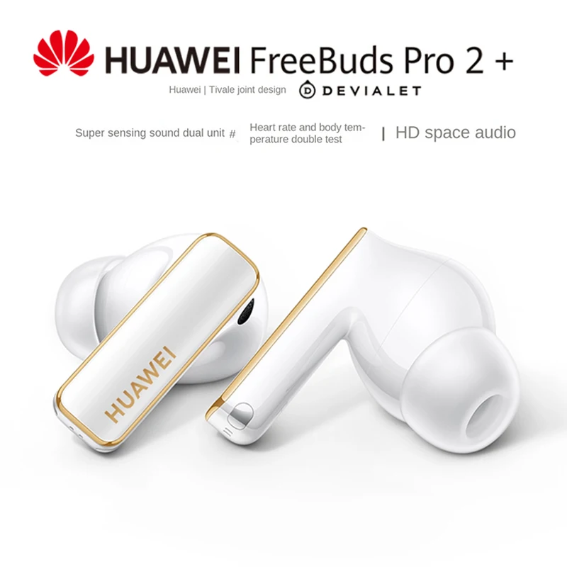 

Original HUAWEI FreeBuds Pro 2 Plus Headphones Wireless Bluetooth Earbuds TWS Dynamic Noise Reduction Earphones 2 HD Audio